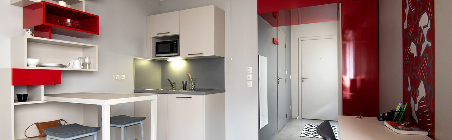 studio étudiant résidence Bakara à Lyon 7 Gerland 