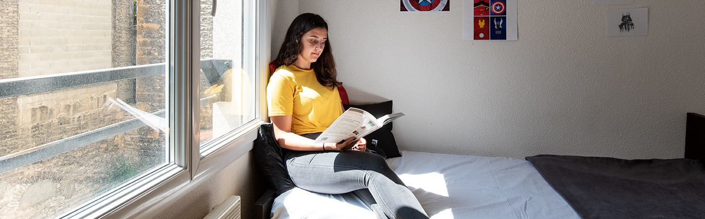 student room in residence Montesquieu in Lyon 7th near place Bellecour