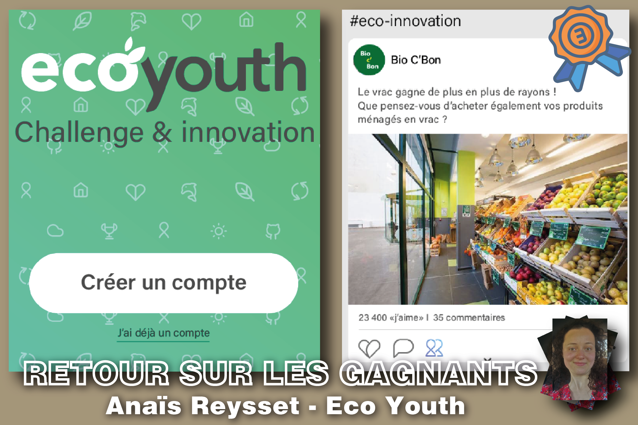 Ideas Awards édition 2022-2023 - Projet ECOYouth 3ème place ex aequo