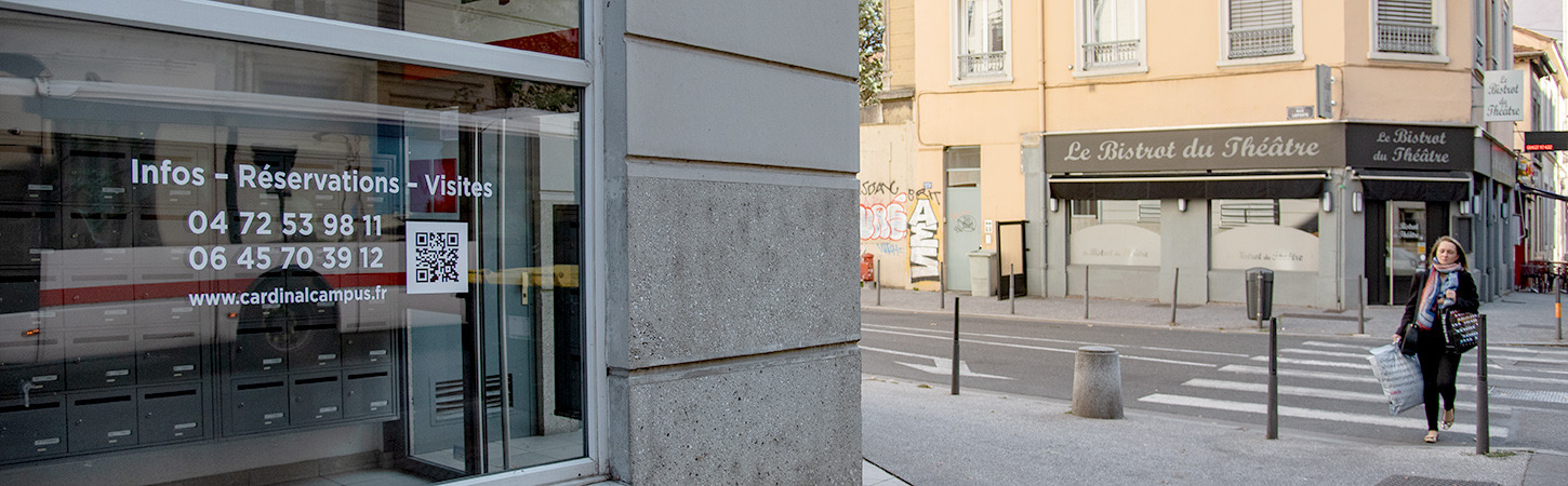 extérieur résidence étudiante Le Galion à Lyon 9 Vaise